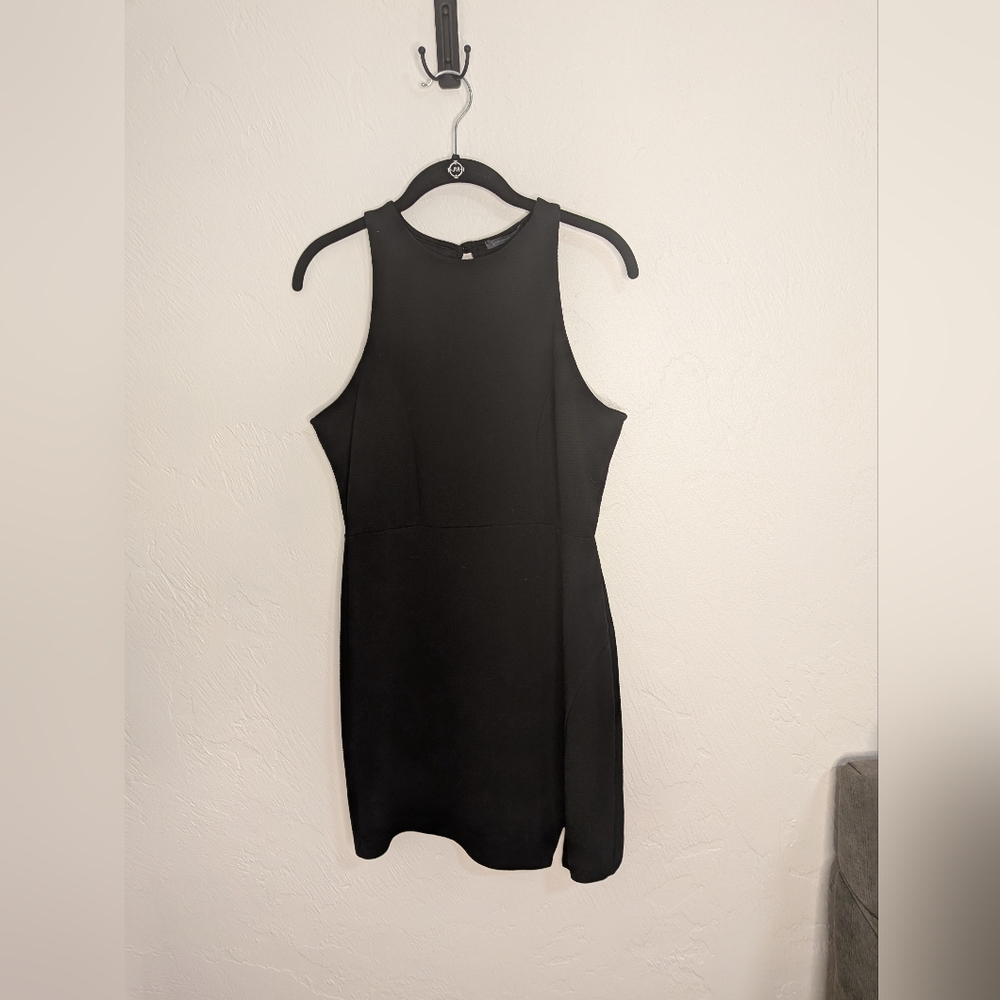Soprano Black Sleeveless Mini Dress